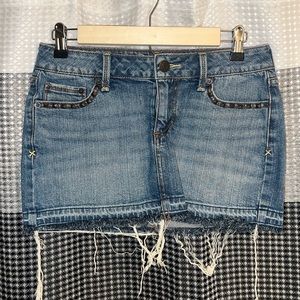 B by Bullhead mini denim skirt
